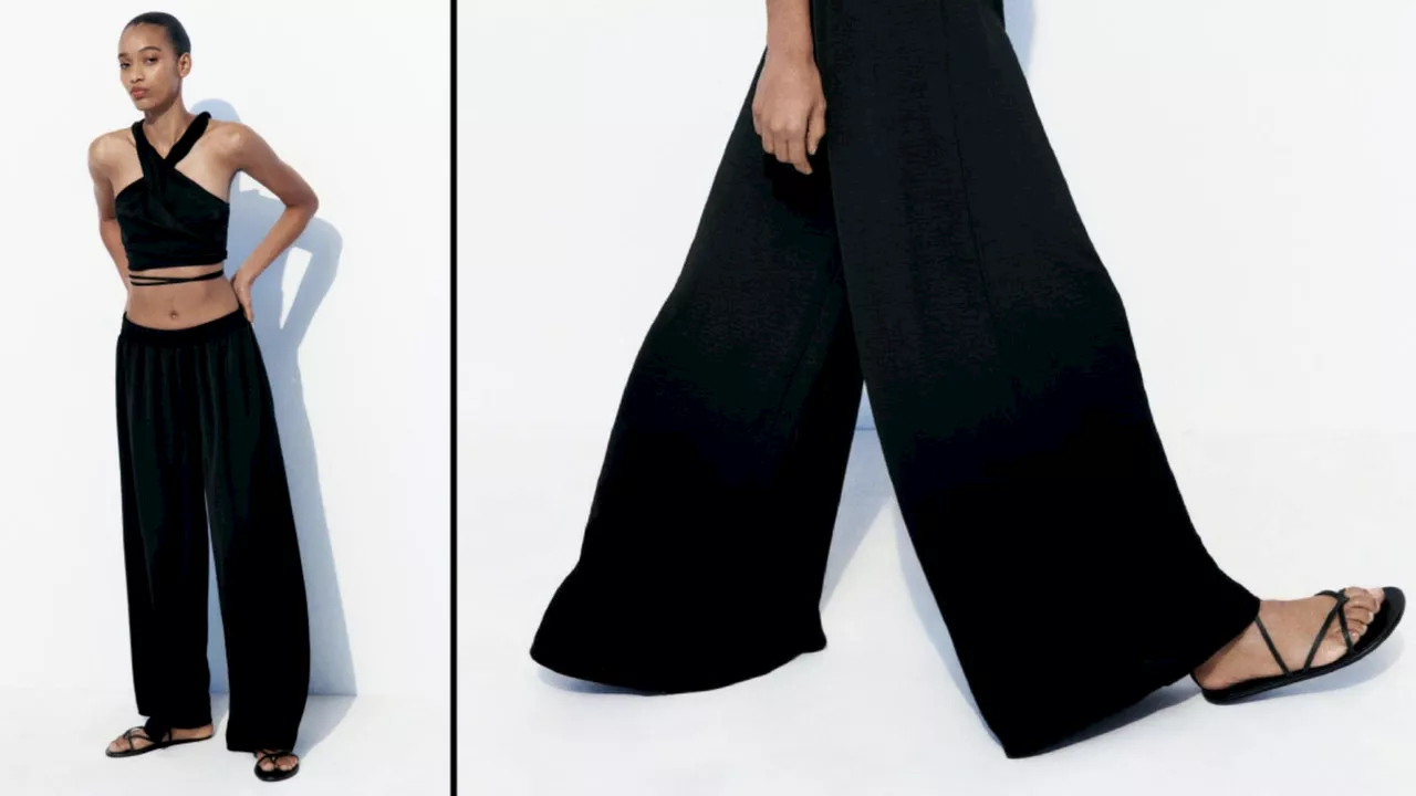 No me quiero quitar estos pantalones palazzo de Zara en toda la primavera 2024