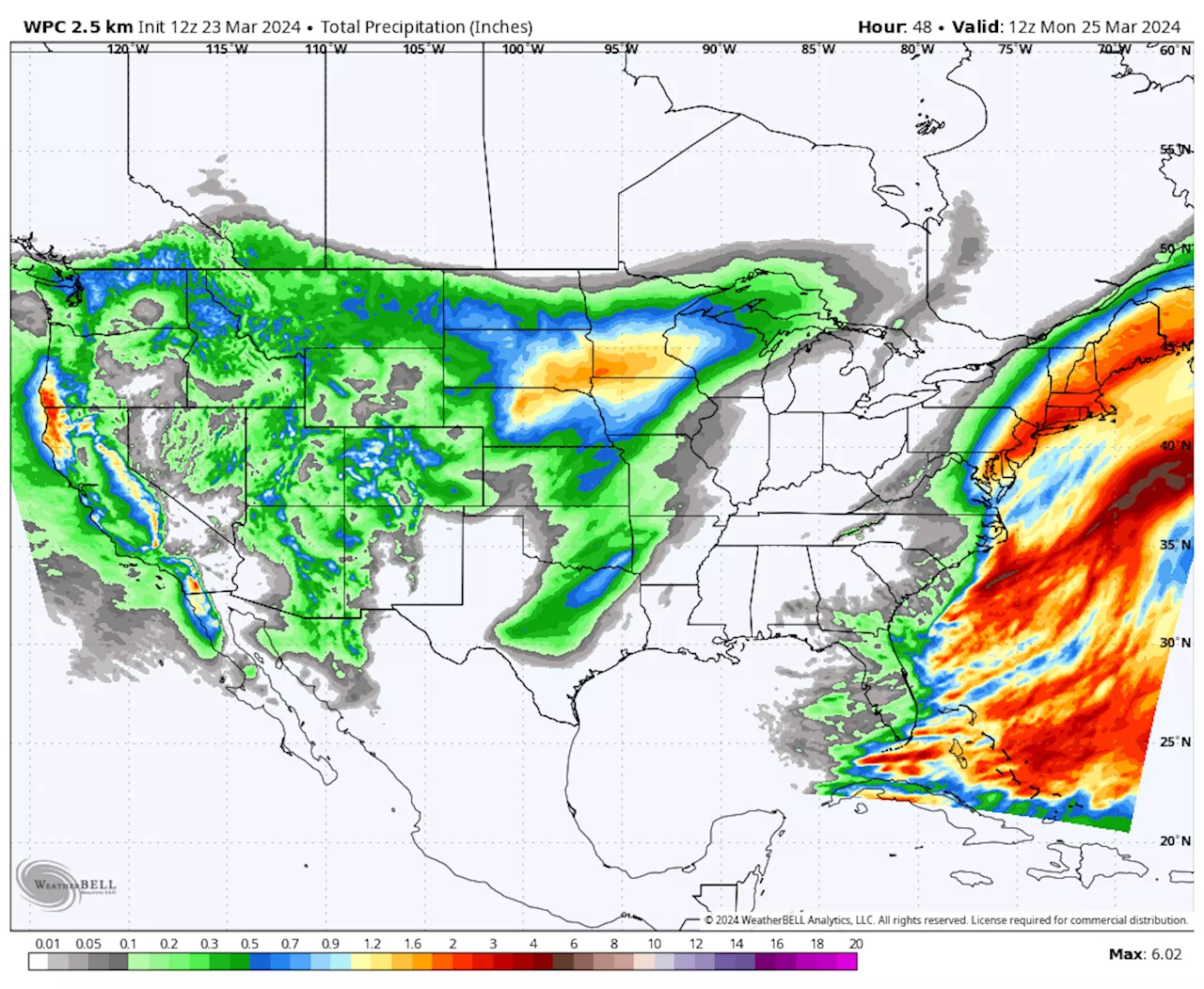 Two major storms are sweeping across the United States this weekend