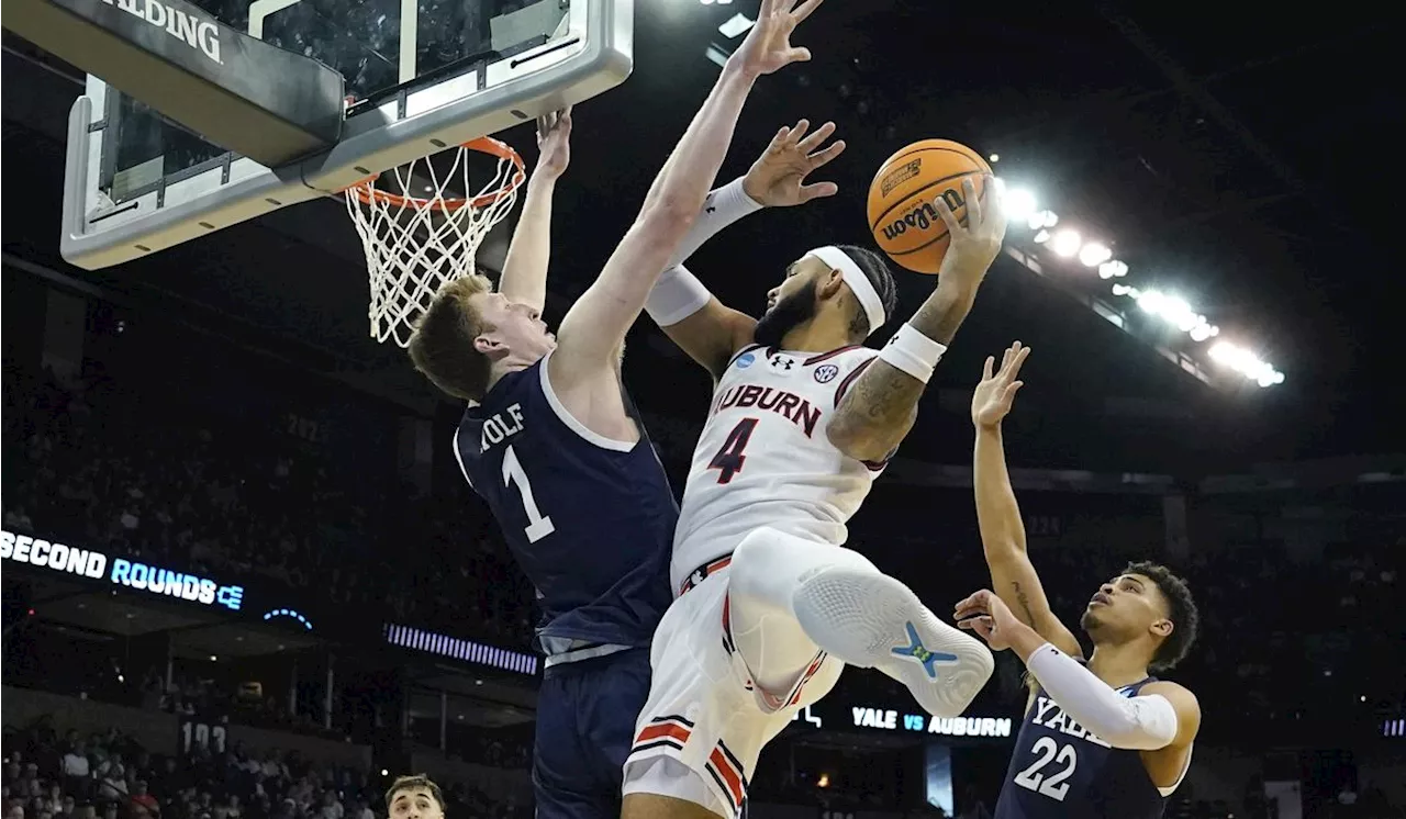 No. 13 seed Yale takes down No. 4 seed Auburn 78-76