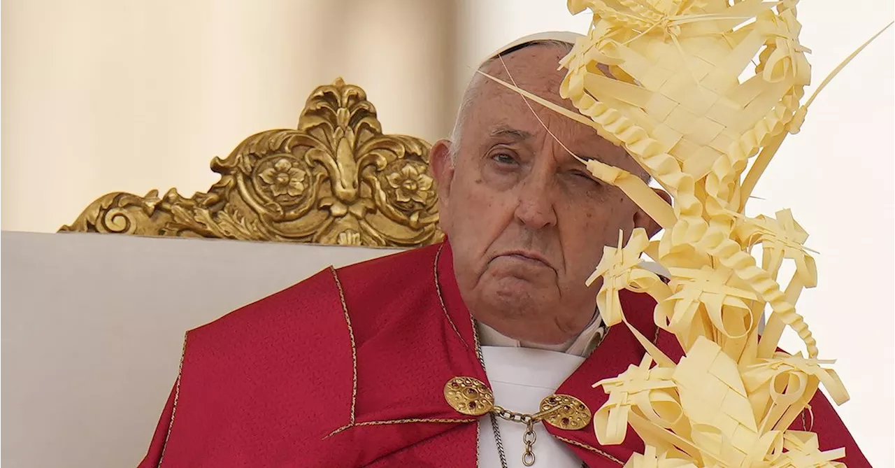 Pope Francis skips homily at Palm Sunday Mass in rare move