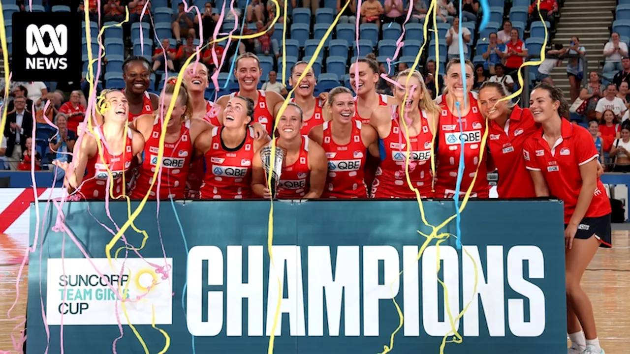 NSW Swifts win first Team Girls Cup title in final against Melbourne Vixens