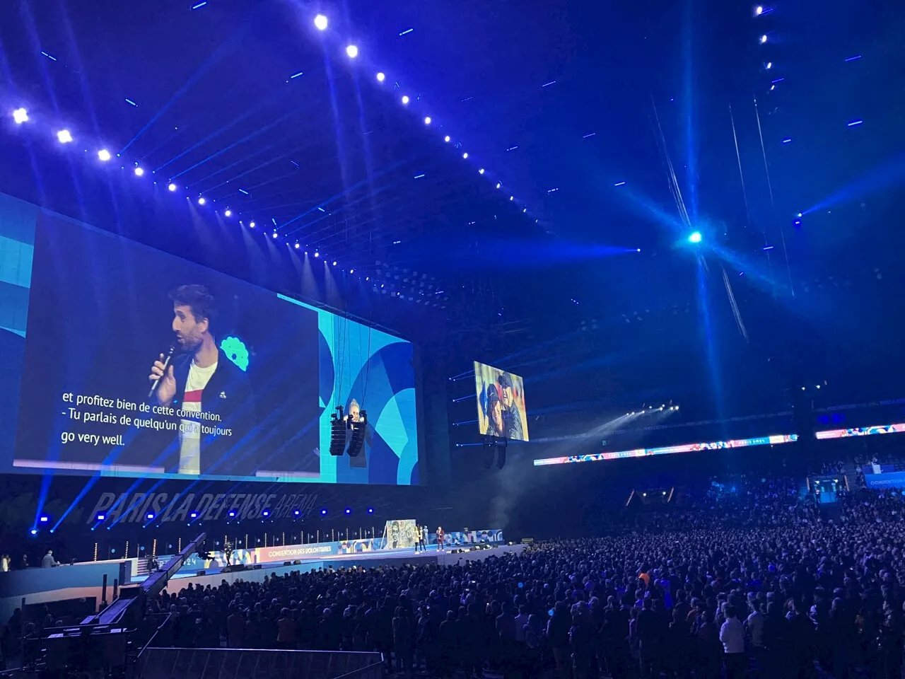 'Le visage des Jeux' : à Paris La Défense Arena, les bénévoles lancent leurs JO 2024