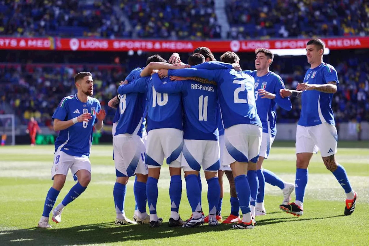 Italia-Ecuador 2-0, test superato: gol di Pellegrini e Barella