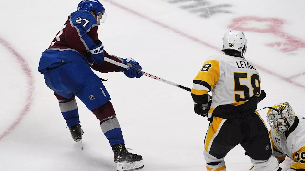 Jonathan Drouin scores in OT, as Avalanche rally past Penguins 5-4 for 9th straight win