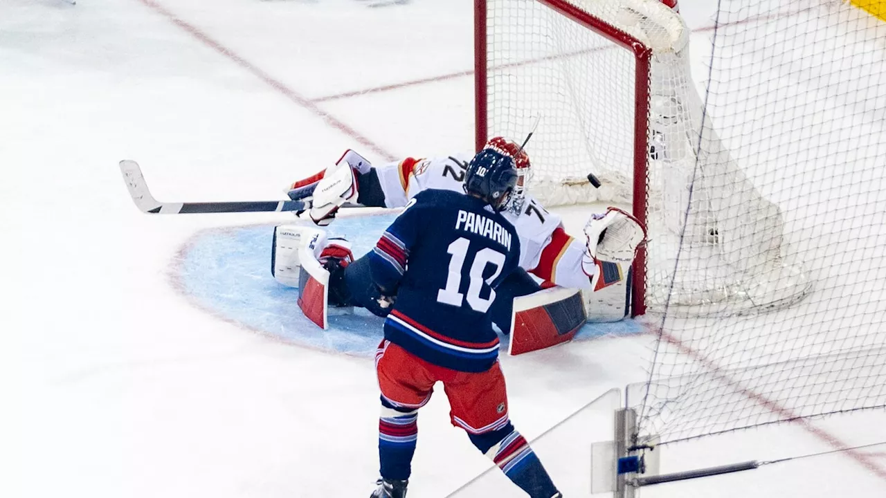 Panarin scores 2 in regulation and the shootout winner as Rangers edge Panthers 4-3