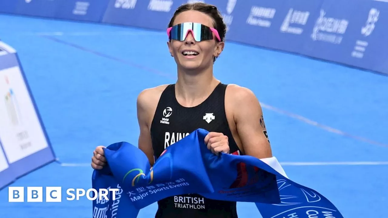 World Triathlon Cup: Great Britain's Sian Rainsley wins in Hong Kong