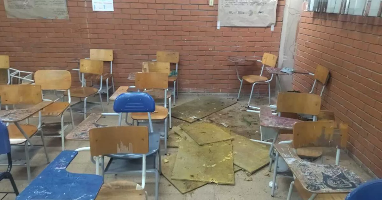 Ladrones rompieron el techo del colegio El Pilar de Bucaramanga y robaron varios equipos