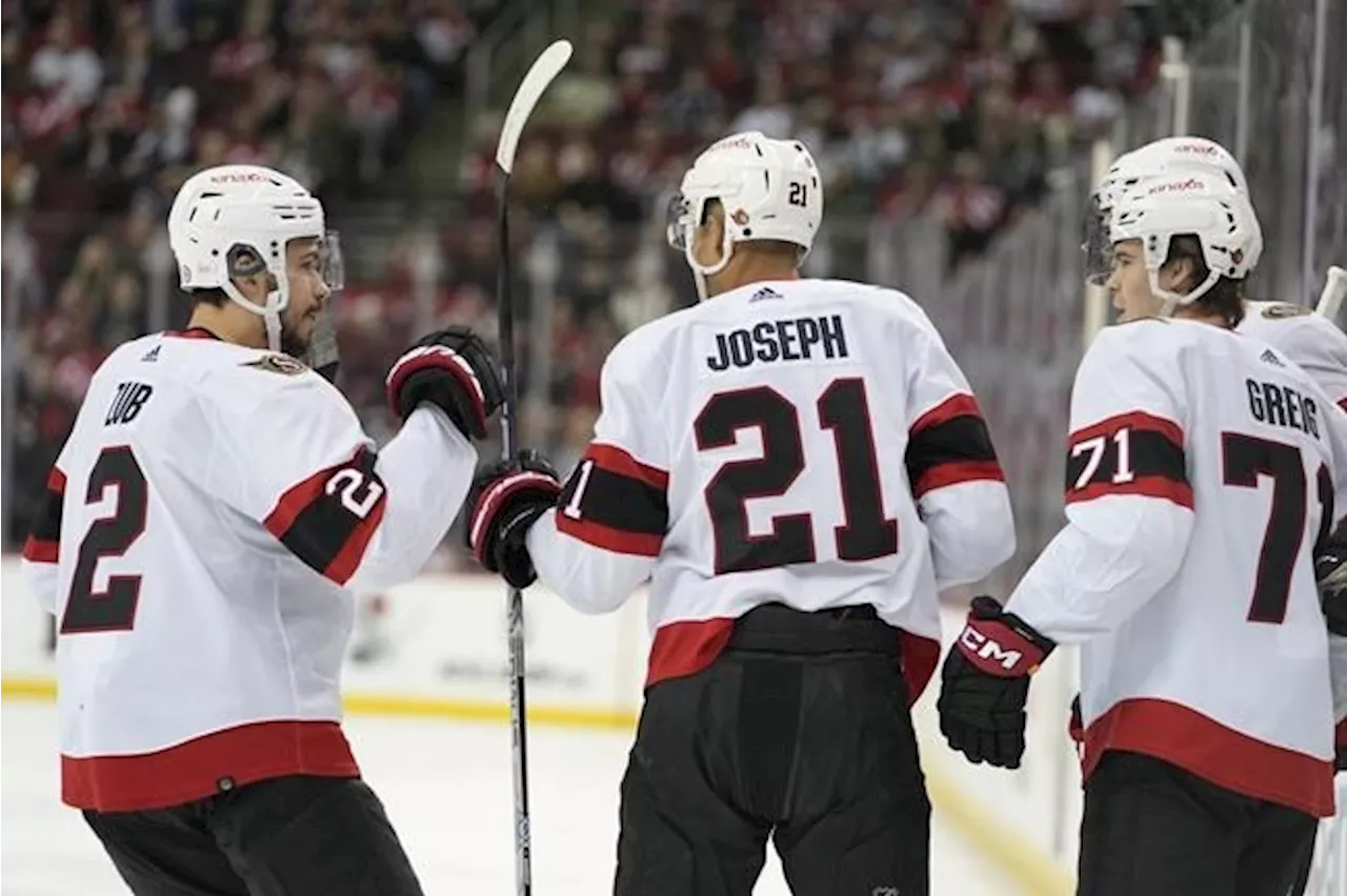 Senators snap 3-game losing skid with 5-2 win over Devils
