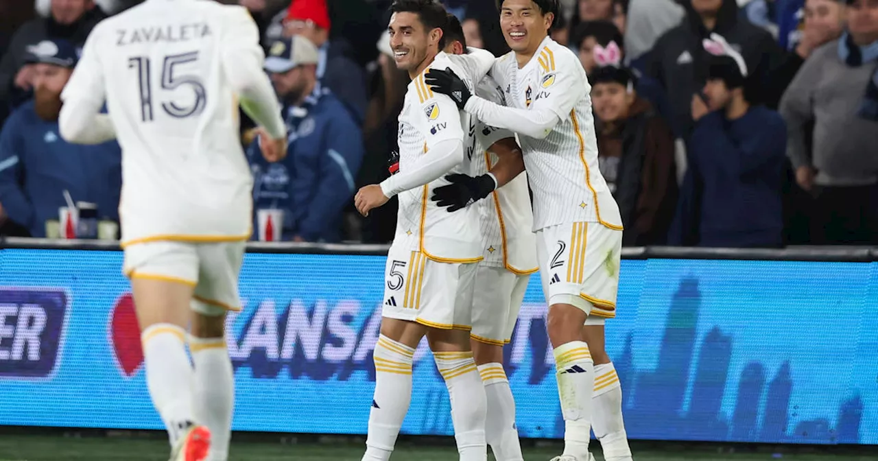 Joveljic matches MLS record with 5th goal, helps LA Galaxy beat Sporting Kansas City 3-2