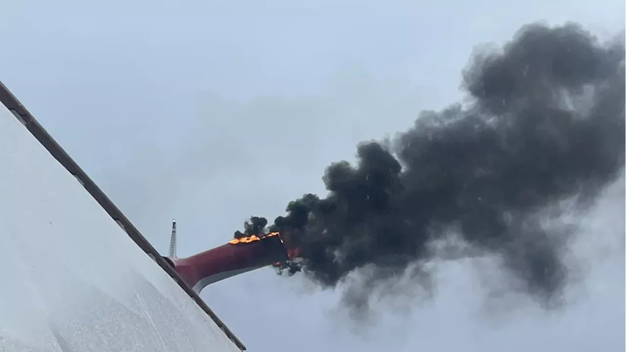 Extinguen incendio en el crucero Carnival Freedom después de que testigos informaran sobre el posible impacto de un rayo