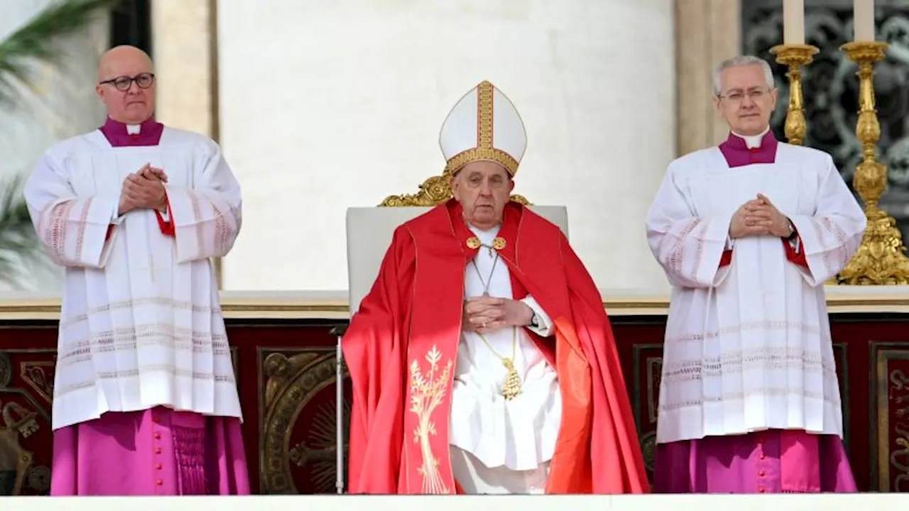 Pope Francis skips homily at Palm Sunday Mass in rare move