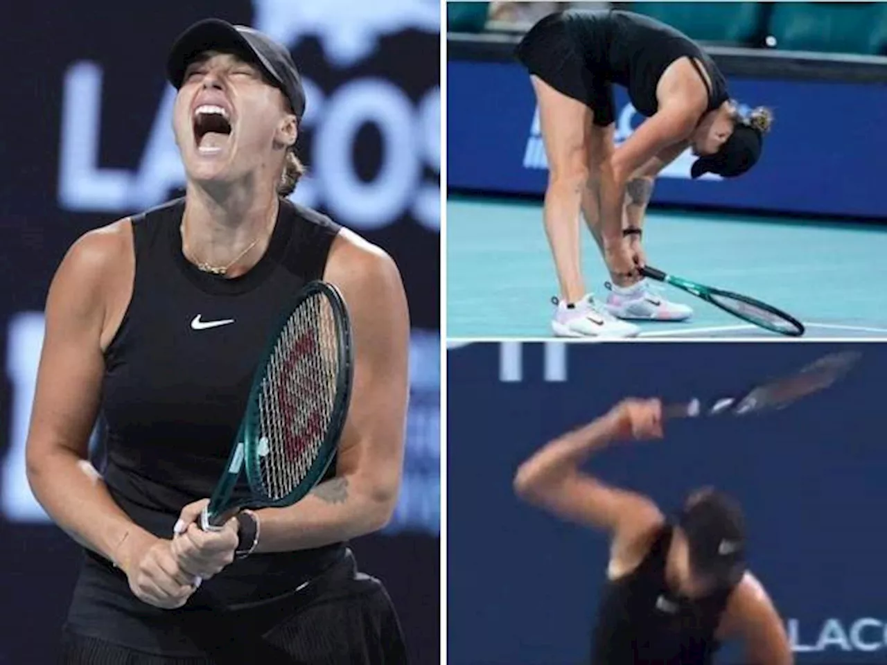 Sabalenka furiosa sbatte la racchetta a terra: eliminata dal Masters 1000 Miami