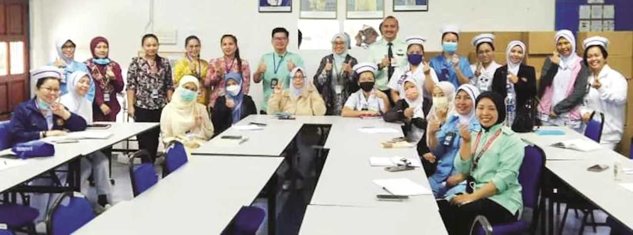 Lean healthcare course for 25 Ranau Hospital medical staff