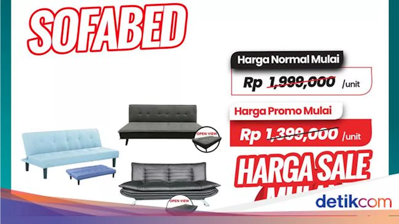 Sofabed Cuma Rp 1 Jutaan di Transmart Full Day Sale, Buruan Sikat!