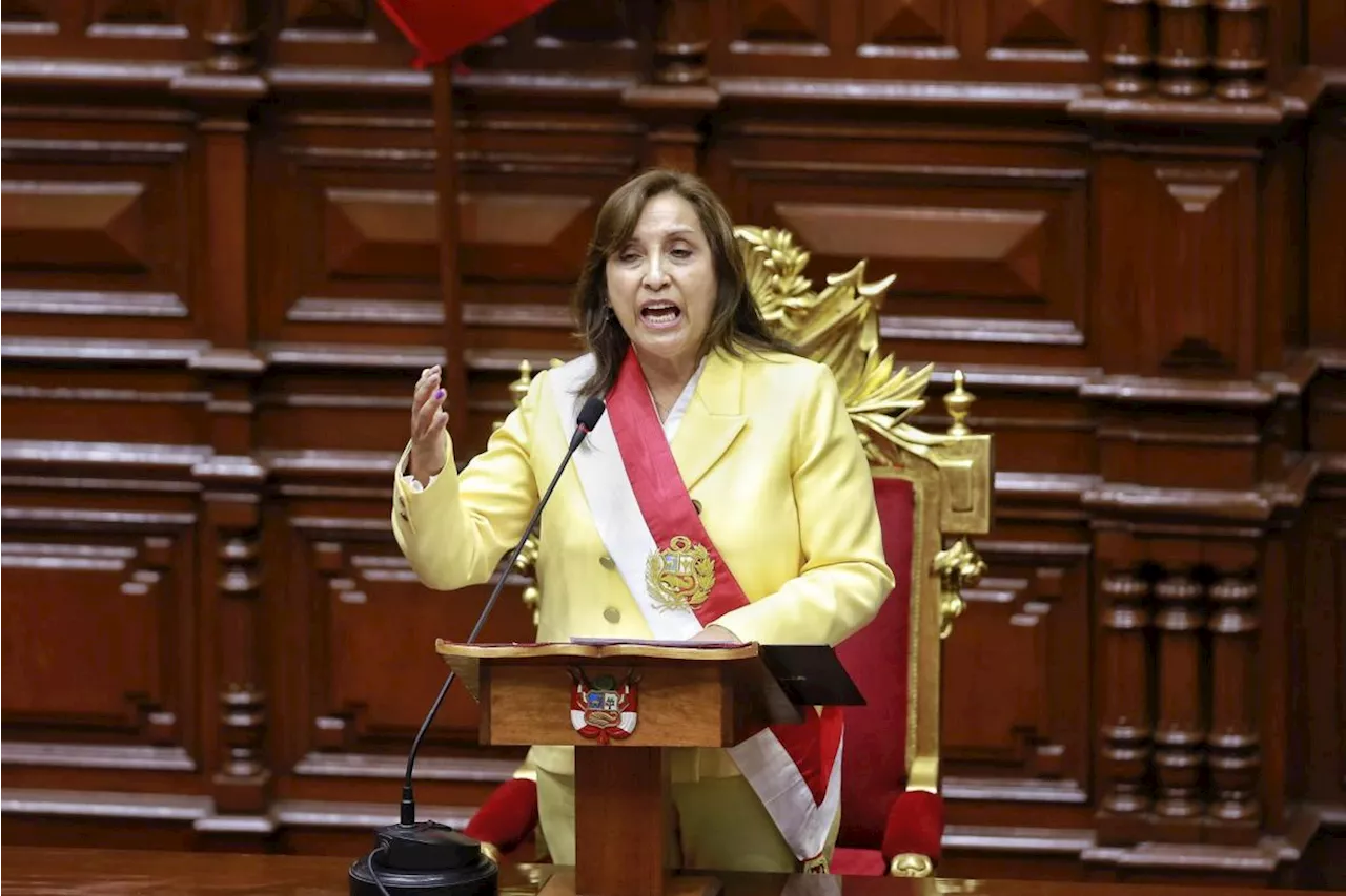 Desaprobación a la presidenta de Perú subió al 86 %, según encuesta