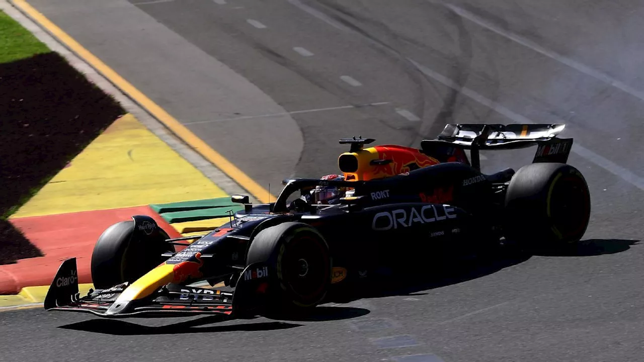 Brake fire ends F1 race in Australia for Max Verstappen