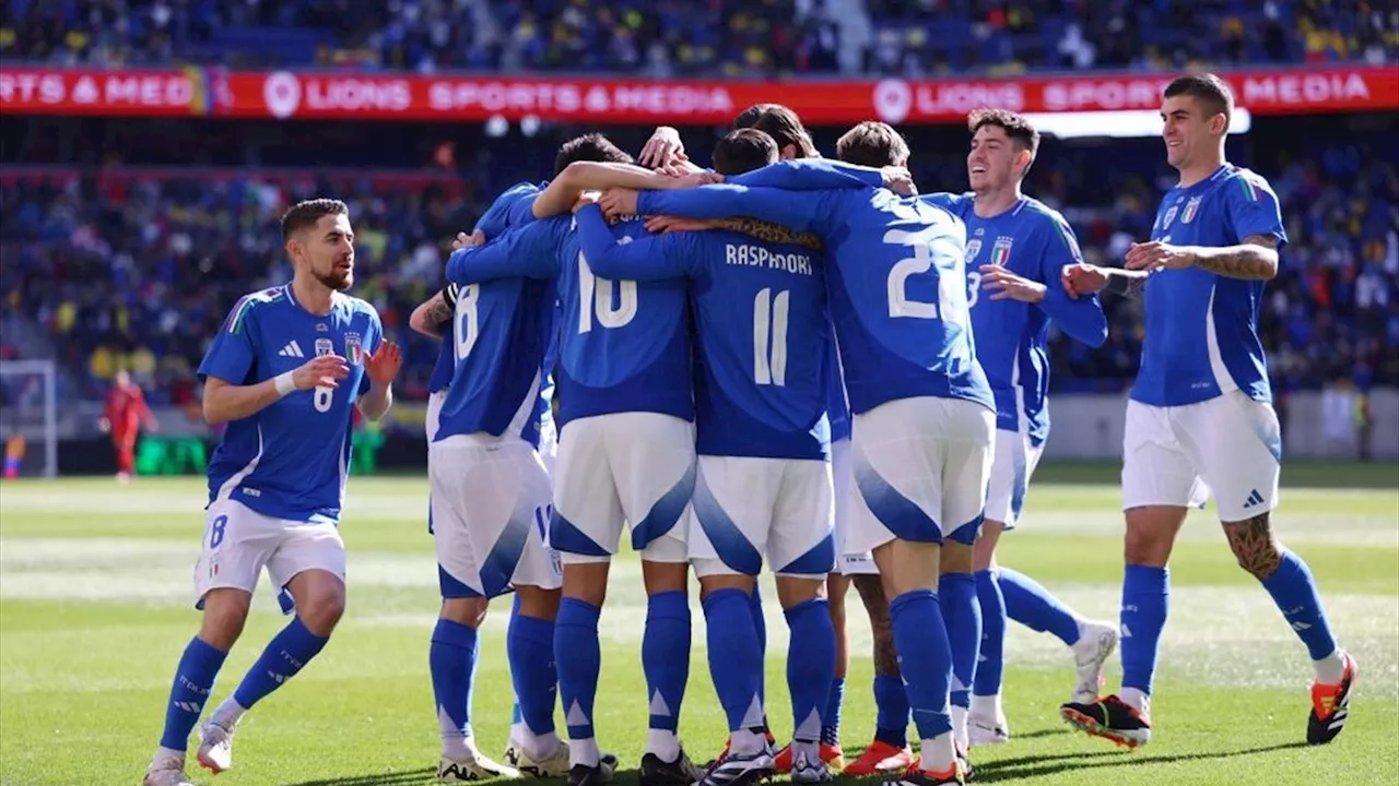  Italia-Ecuador 2-0: apre Lorenzo Pellegrini e chiude Barella, gli azzurri fanno due su due