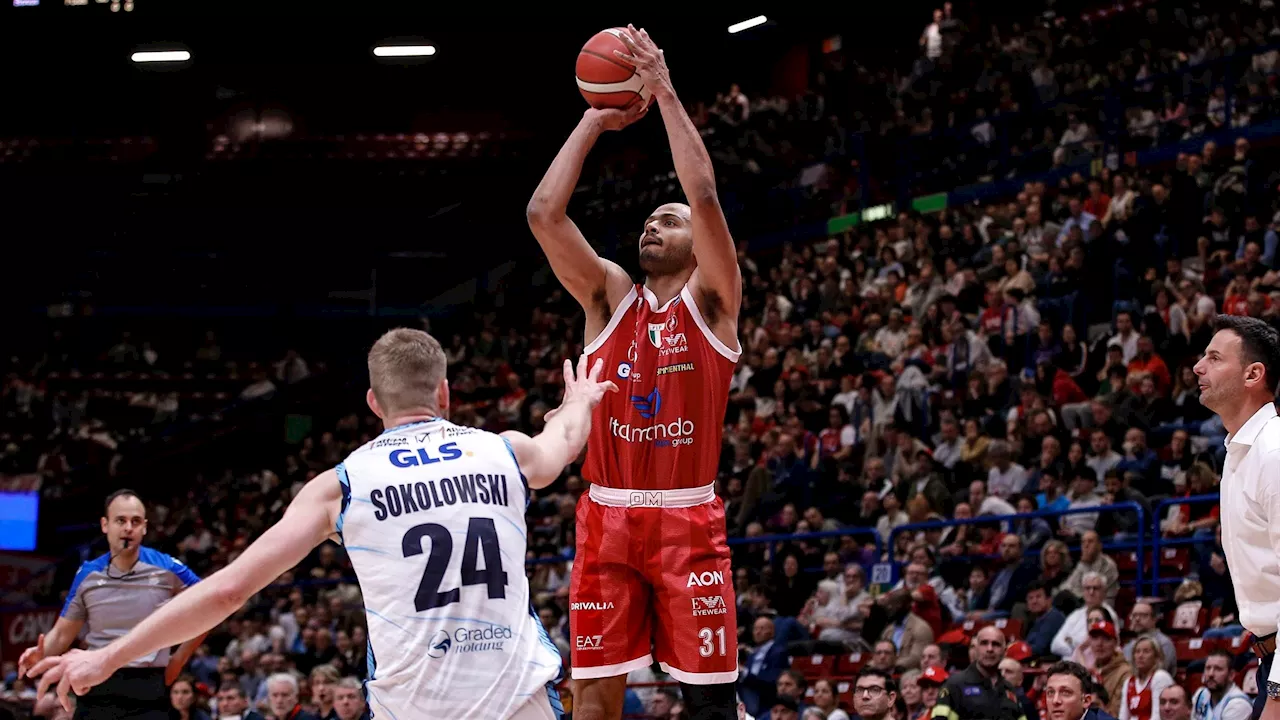 L'Olimpia Milano sfata il tabù Napoli, vittoria 86-84 al photofinish