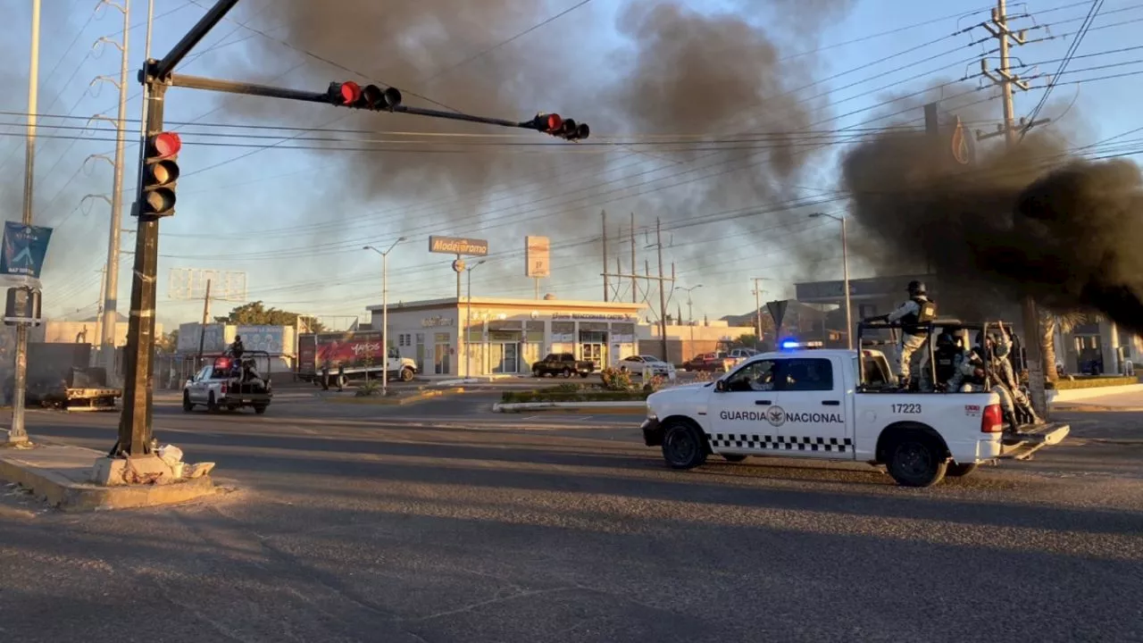 VIDEO: Grupos criminales reciben a balazos a la Guardia Nacional en Sinaloa; hay un agente muerto