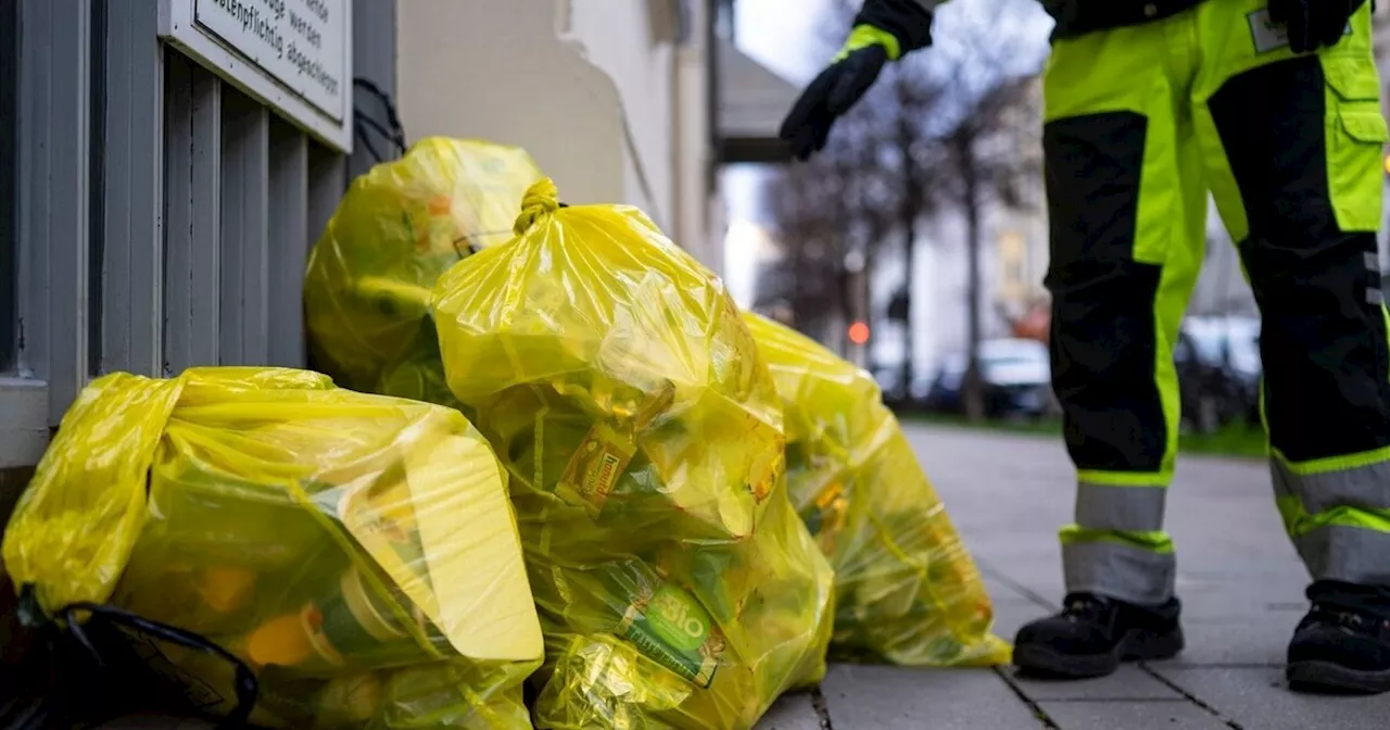 Kein schöner Anblick: Mehrere Kommunen ohne Gelbe Säcke