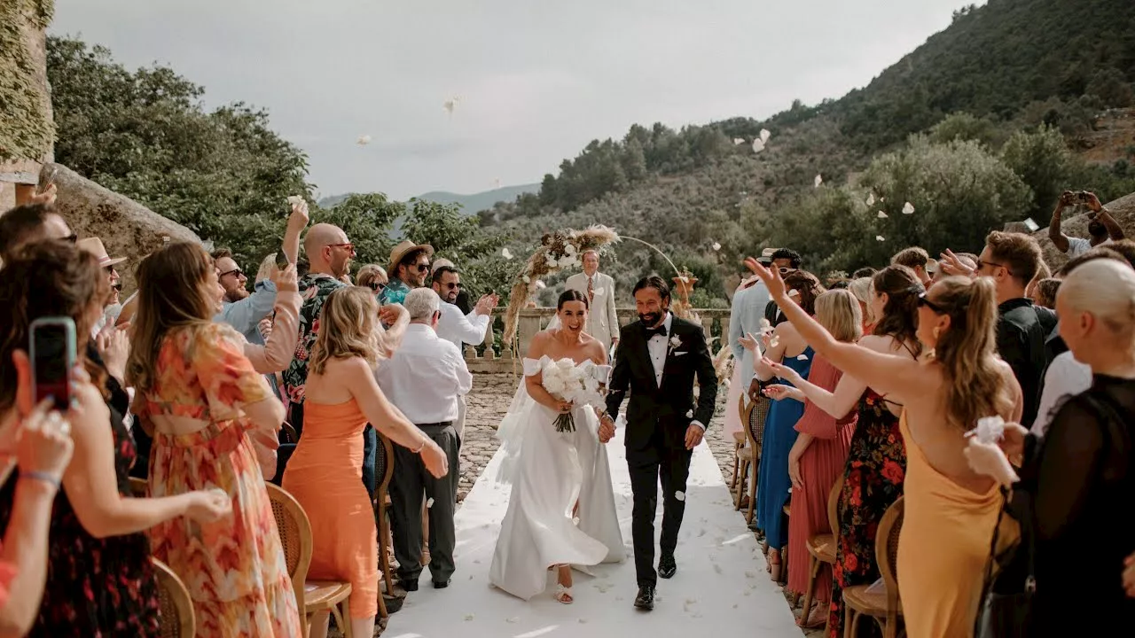 Real Weddings: Caitríona and James tie the knot in London and Mallorca