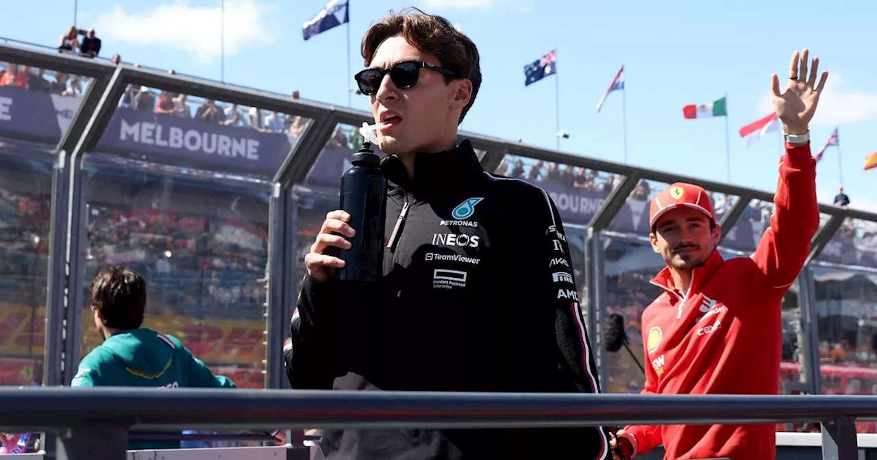 George Russell filmed in toilet at Australian GP as TikTok influencers slammed