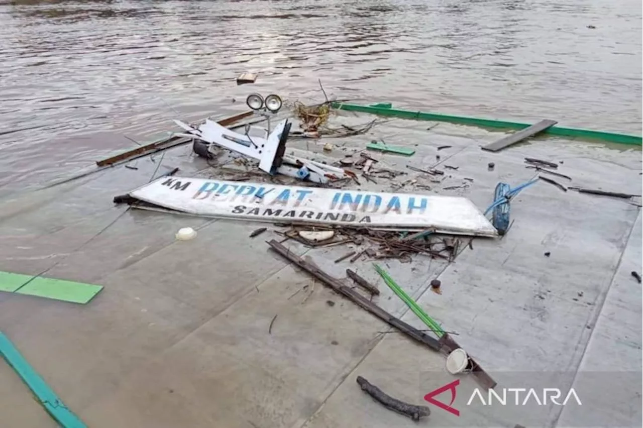 Kecelakaan Kapal di Sungai Mahakam, Dua Orang Hilang