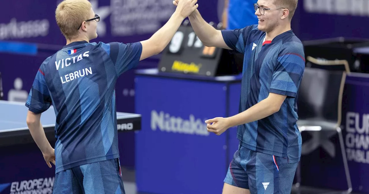  Tennis de table : duel entre les frères Lebrun en finale des Championnats de France