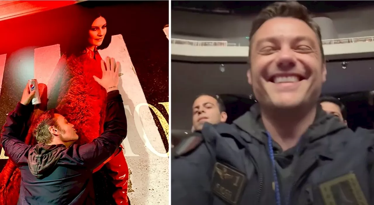 ⁠⁠Tiziano Ferro scatenato al concerto di Laura Pausini a Los Angeles per l'anniversario speciale