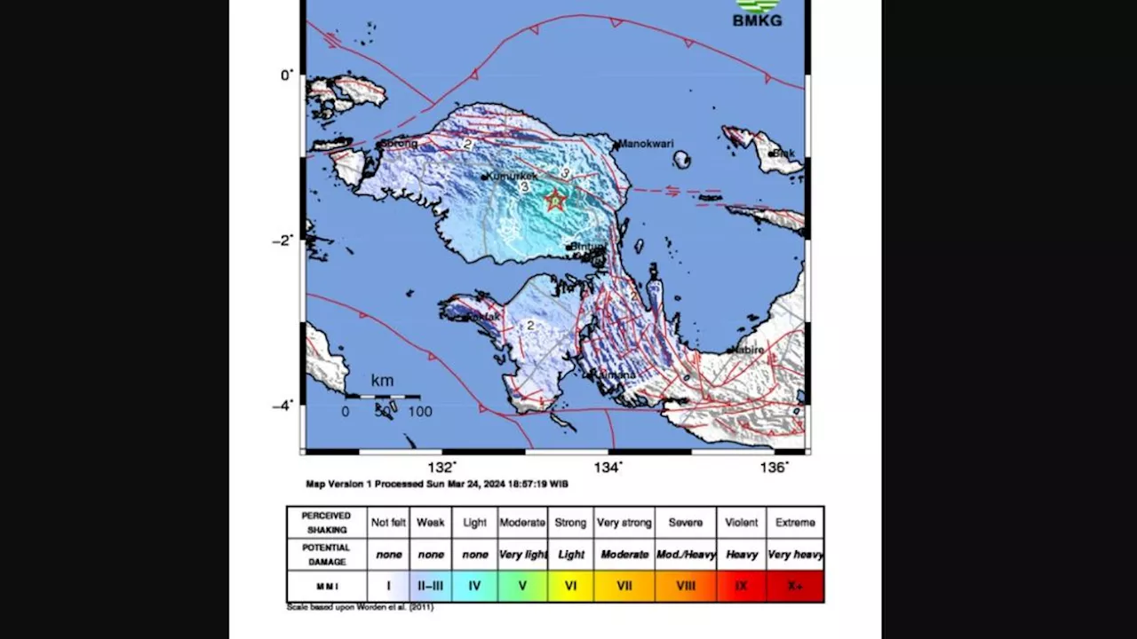 Gempa Hari Ini Minggu 24 Maret 2024 di Akhir Pekan: Lima Kali Terjadi Getarkan Indonesia