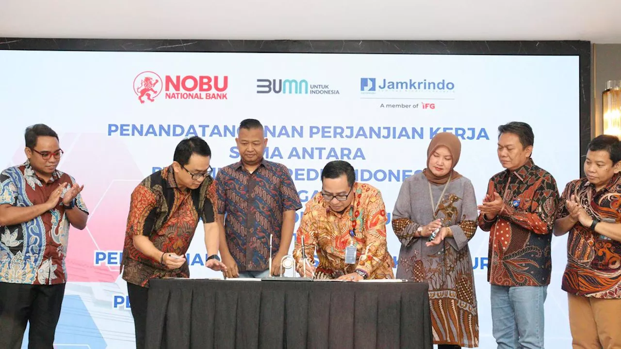 Jamkrindo Teken Kerja Sama Penjaminan KUR dengan Bank Nobu