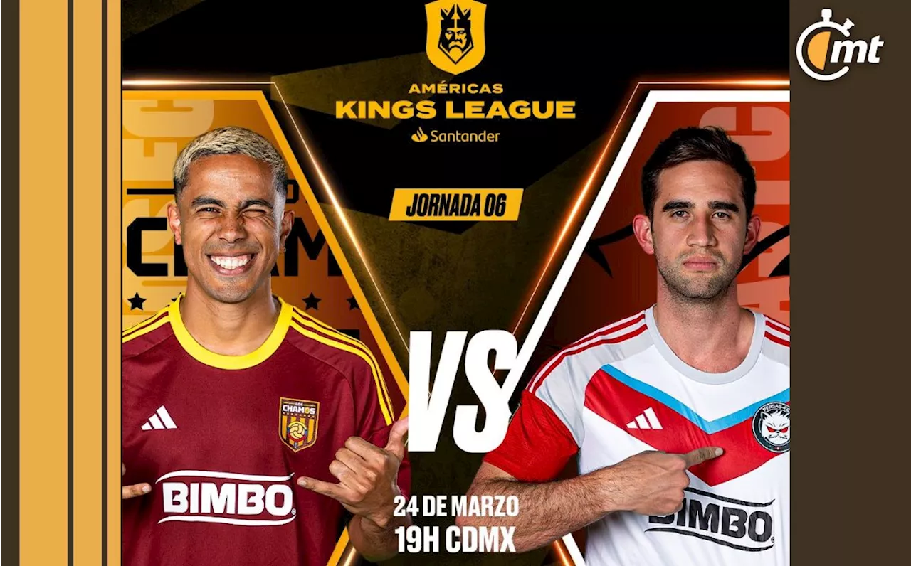 Kings League Jornada 6; horario y dónde ver juegos en vivo