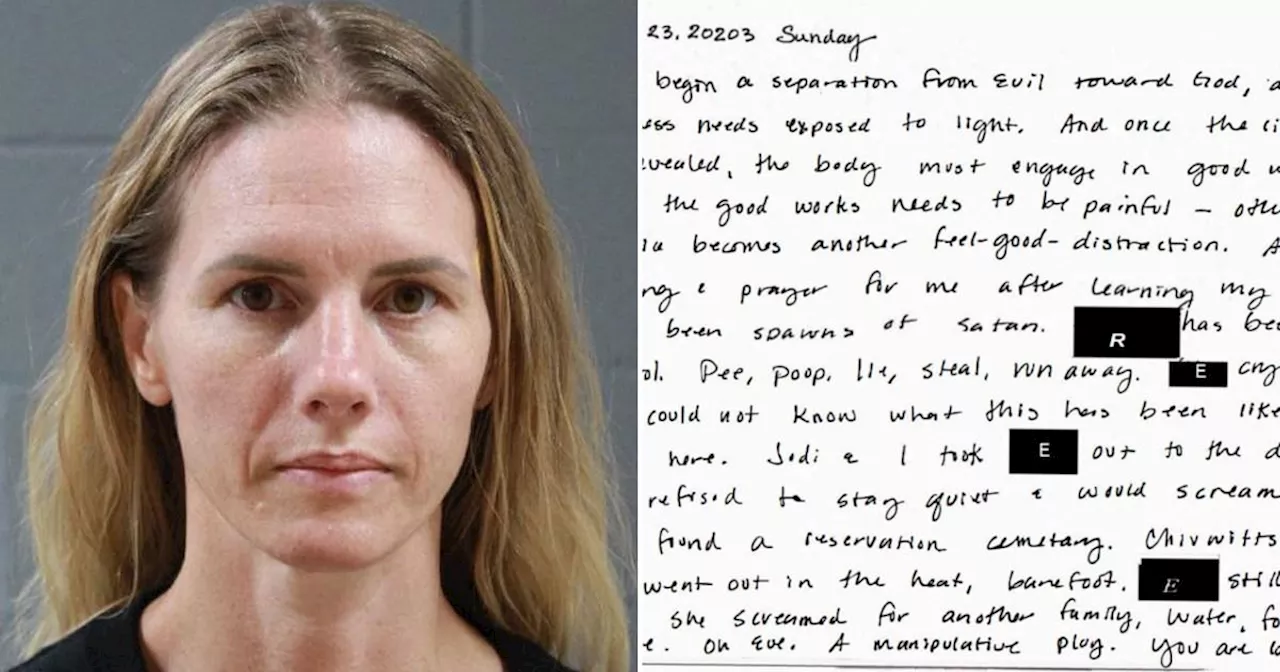 Jailed 'momfluencer' Ruby Franke's diary entries reveal child abuse