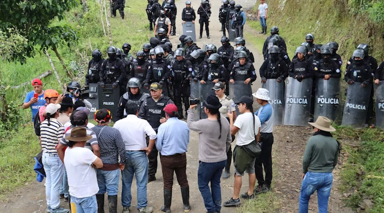 Ecuadorian human rights organization denounces criminalization of anti-mining protest