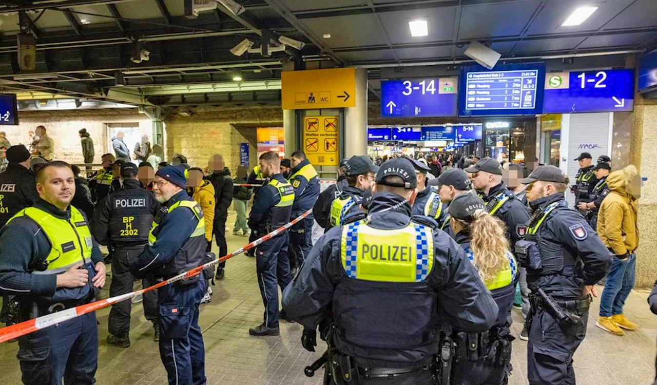 Großeinsatz: Polizei kontrolliert Hunderte Menschen am Hauptbahnhof