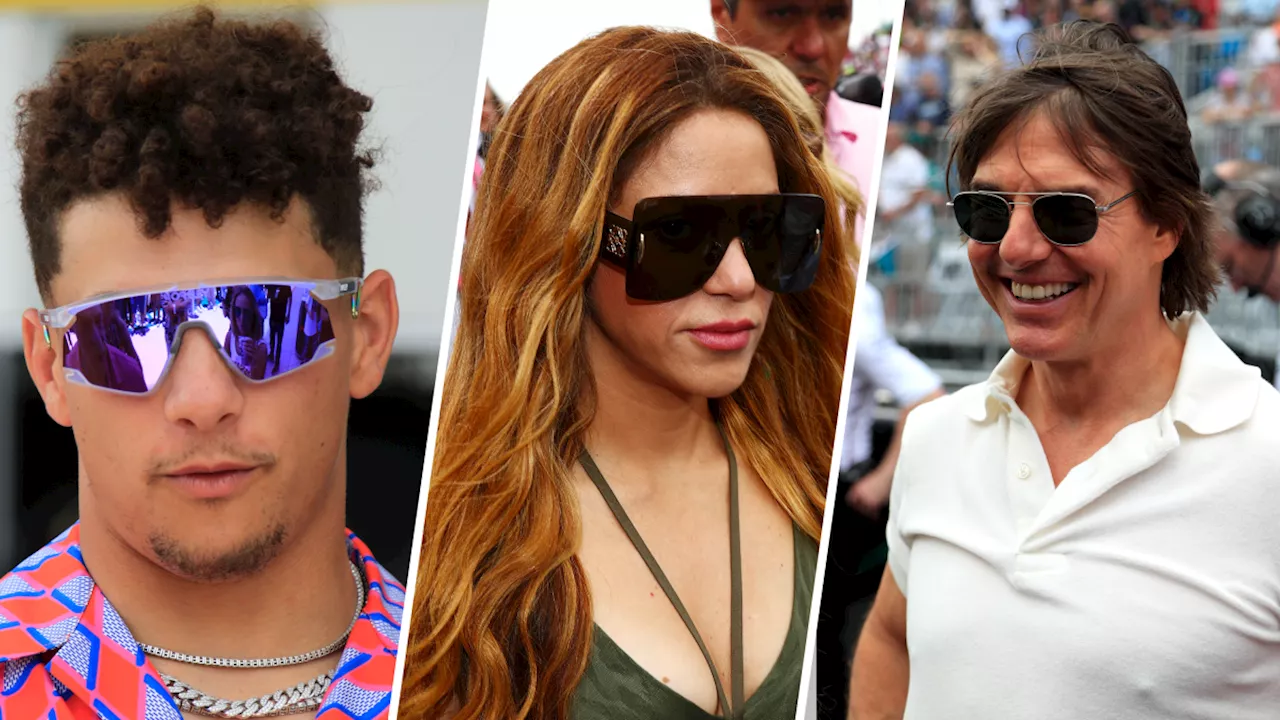 Celebrities Attend 2023 Formula 1 Miami Grand Prix