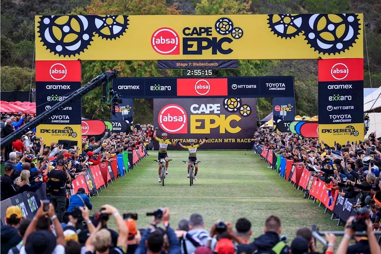 Big cheers to Matthew Beers and team for keeping the Absa Cape Epic title in Mzansi