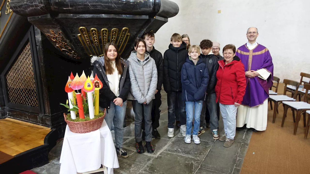 Feierliche Vorstellung der Lilienfelder Firmlinge