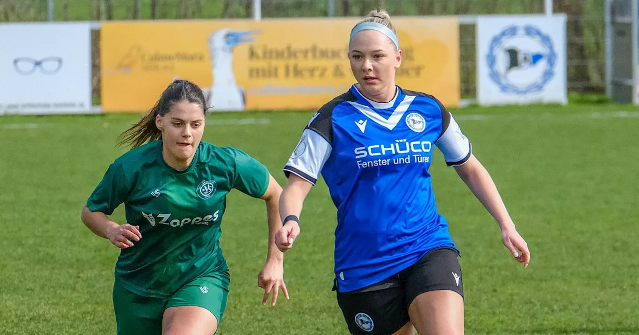 Arminias Fußballfrauen vor dem Tor nicht kühl genug