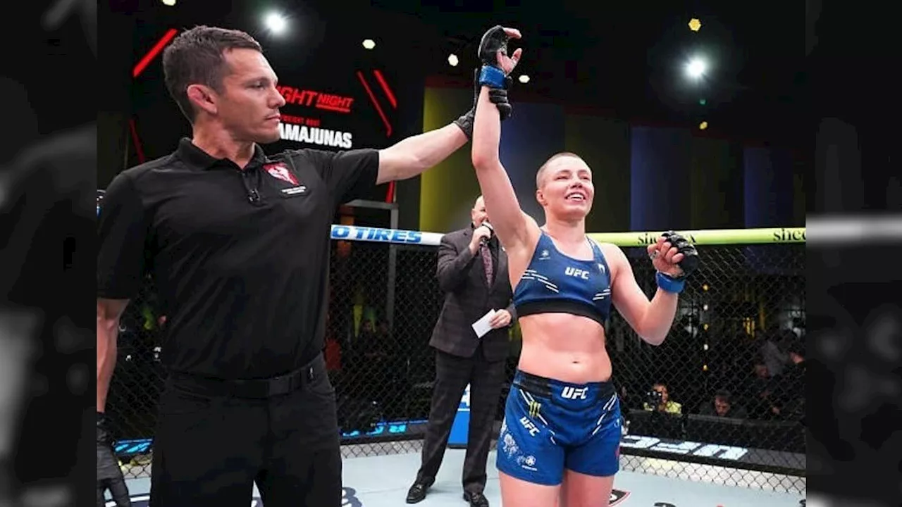 Rose Namajunas vence Amanda Ribas na luta principal do UFC Vegas 89