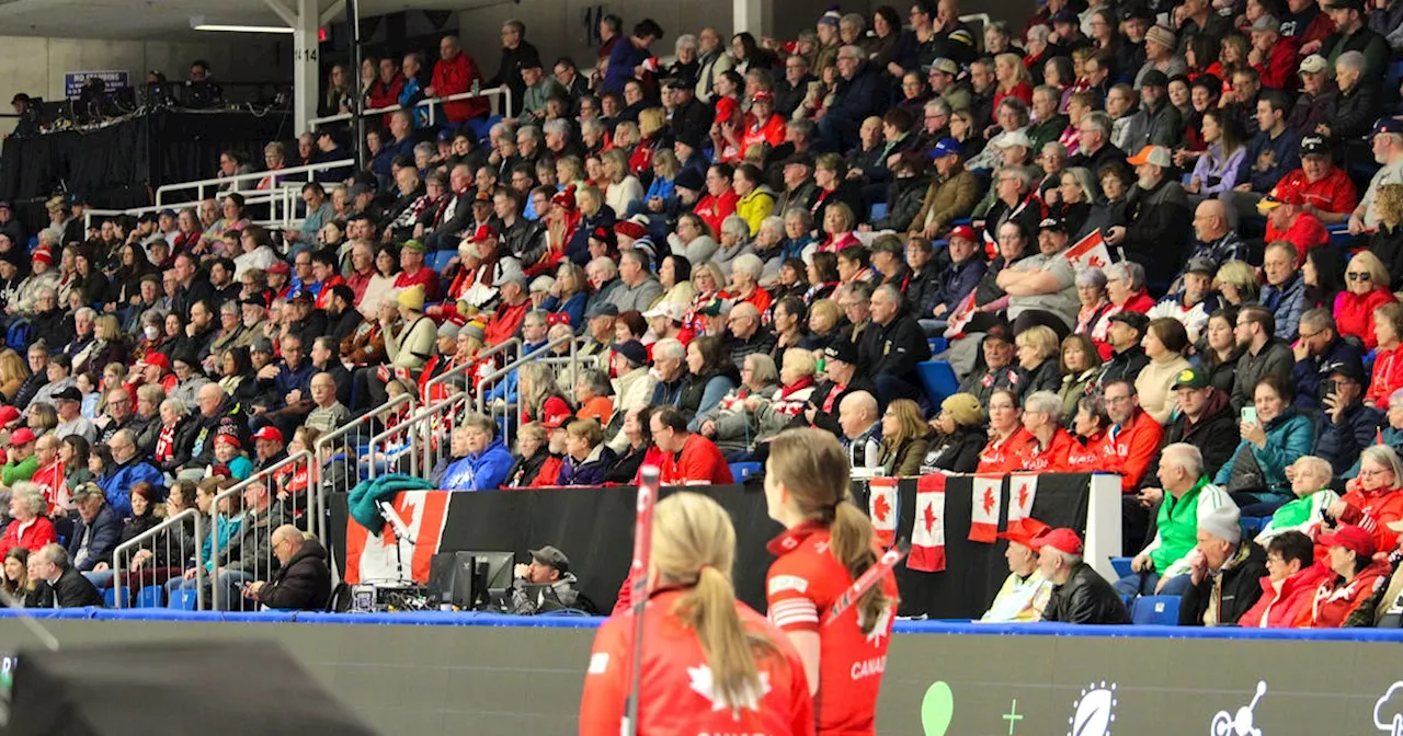 IN PHOTOS: Canada fans rock Centre 200 at world curling semifinal in Sydney