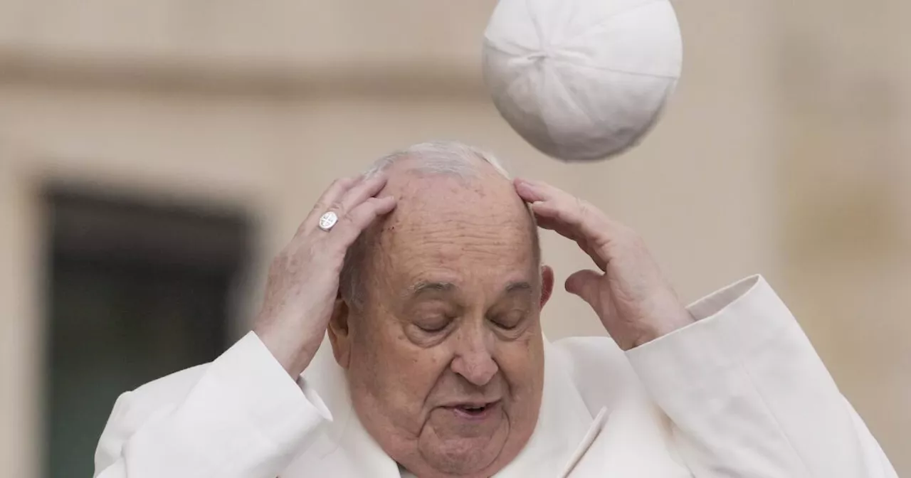 An AP photographer snags an unexpected image of the head of the Catholic Church