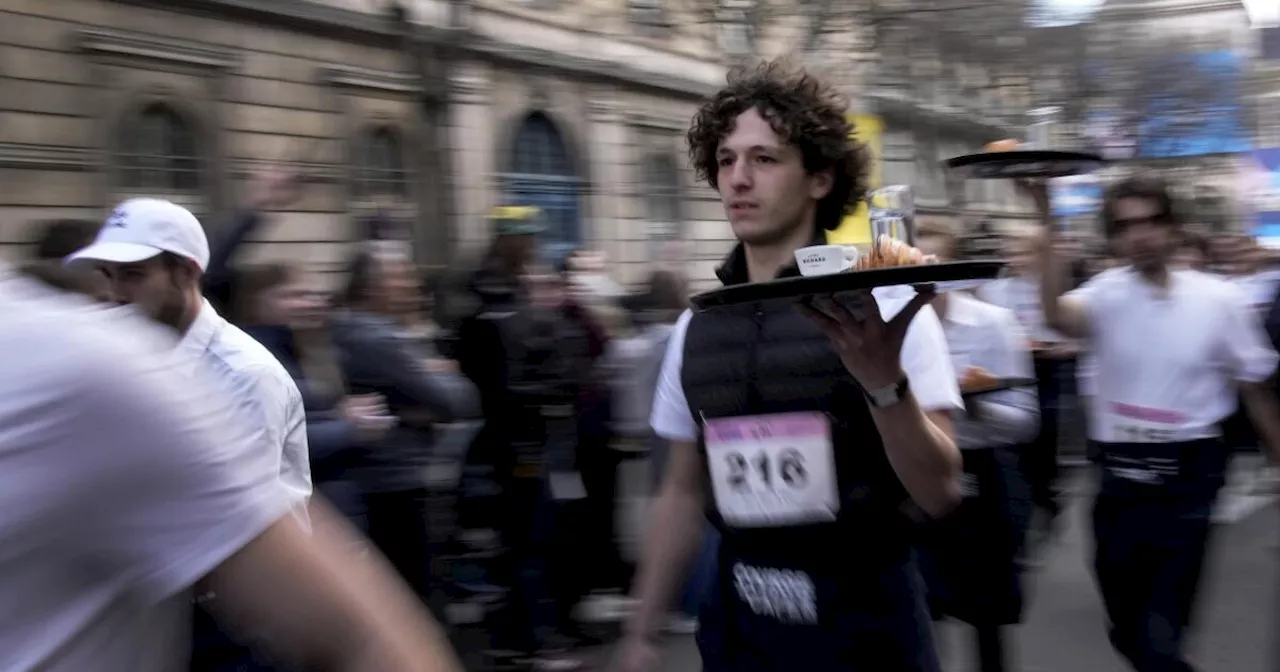 At the double: A Paris race celebrates the waiters and waitresses who nourish city's life and soul