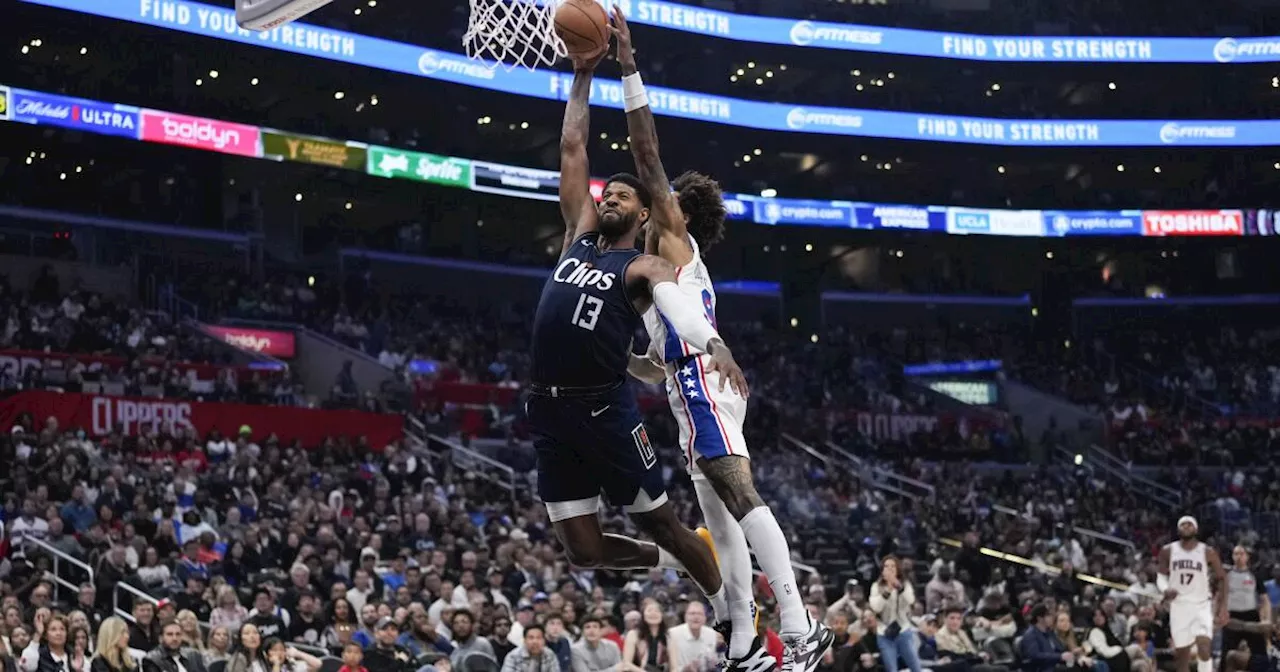 James Harden y los Clippers caen por primera vez con Filadelfia desde el intercambio, 121-107