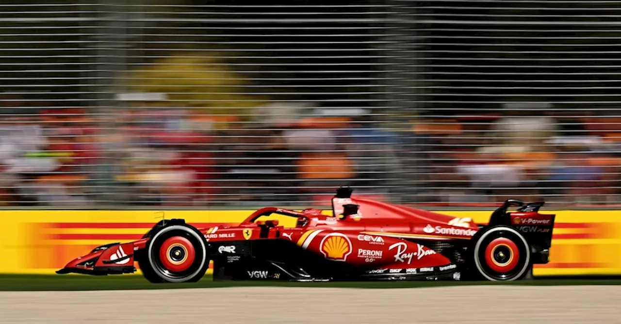 Formula Uno, doppietta Ferrari in Australia: vince Sainz poi Leclerc