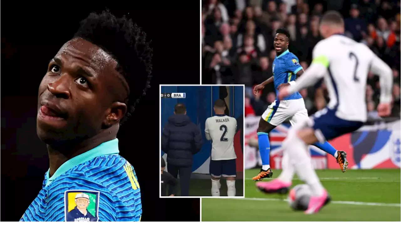 Vinicius Jr paid Kyle Walker the ultimate compliment after England vs Brazil game