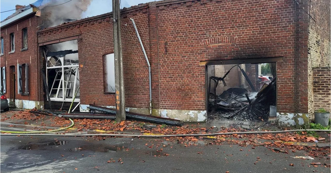 Une maison et une grange détruites par un incendie à Wiers