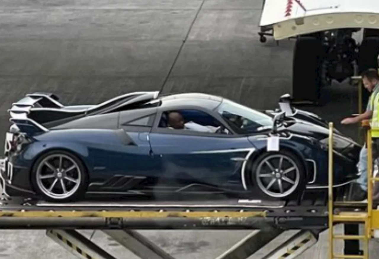 WATCH: R150m Pagani Imola being air freighted out of SA