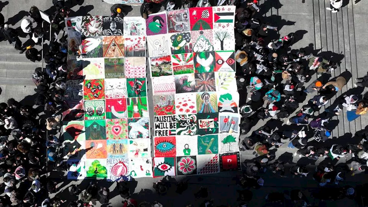 Pro-Palestine protesters stage event at New York Metropolitan art museum