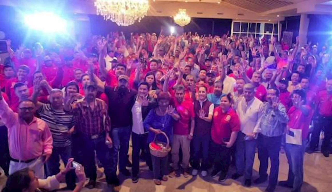 Se reúne Claudia Sheinbaum con trabajadores de AHMSA en Monclova: ‘Los vamos a apoyar’